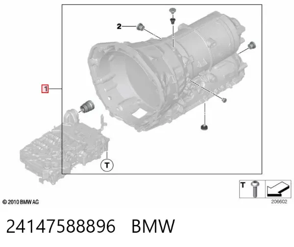 Роз'єм АКПП 24147588896 BMW