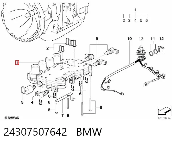 Гідроблок АКПП 24307507642 BMW