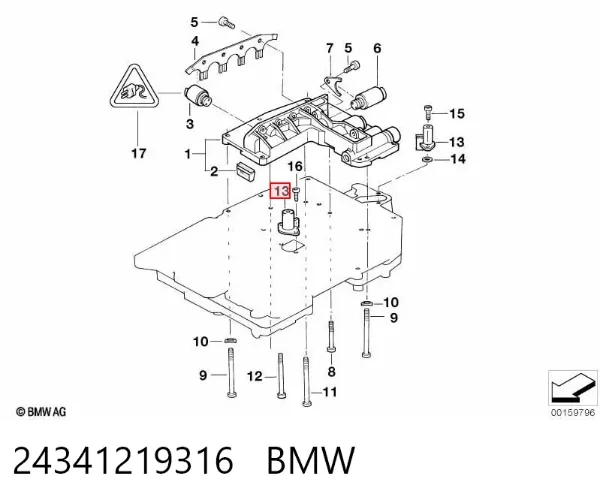 Датчик швидкості 24341219316 BMW