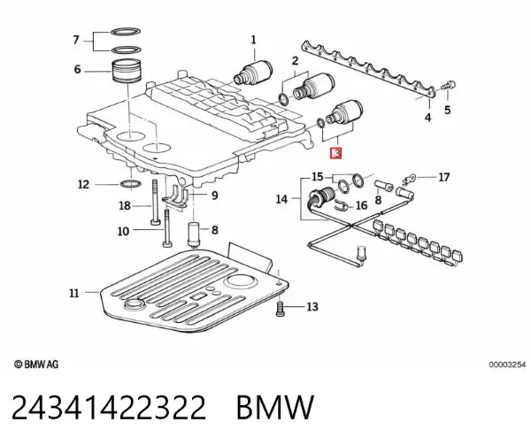 Регулятор тиску палива 24341422322 BMW