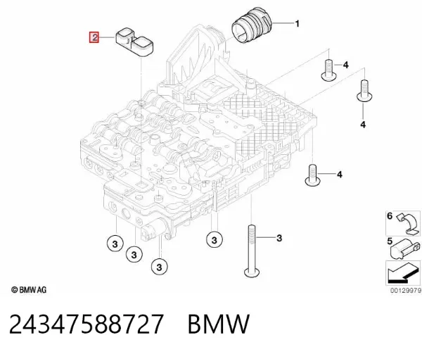 Прокладка піддону АКПП 24347588727 BMW