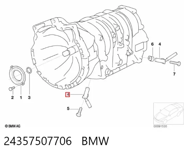 Датчик швидкості 24357507706 BMW