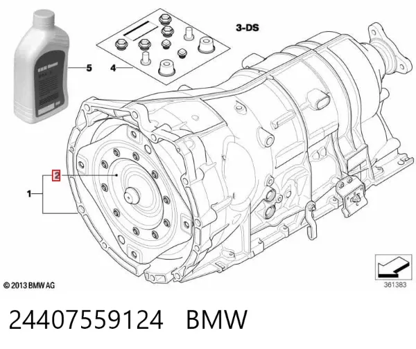 Гідротрансформатор АКПП 24407559124 BMW