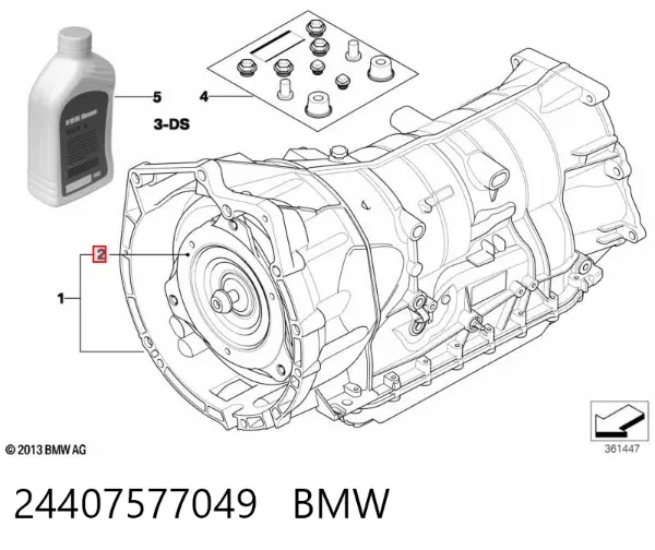 Гідротрансформатор АКПП 24407577049 BMW