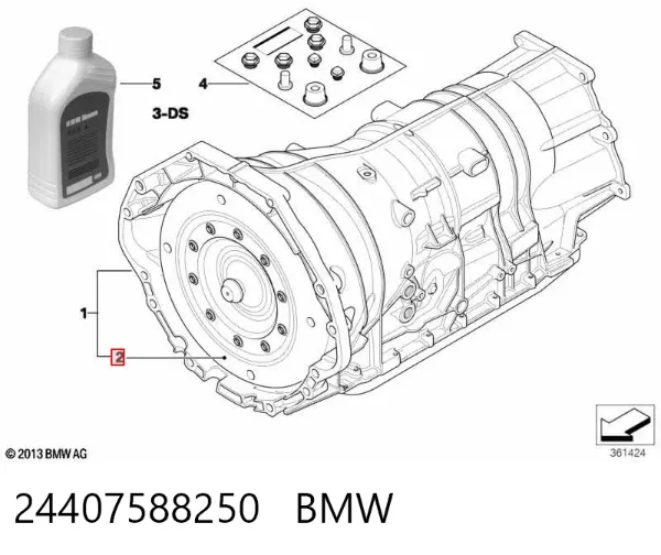 Гідротрансформатор АКПП 24407588250 BMW