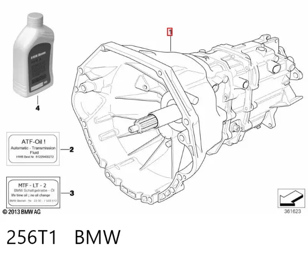 Коробка передач 256T1 BMW