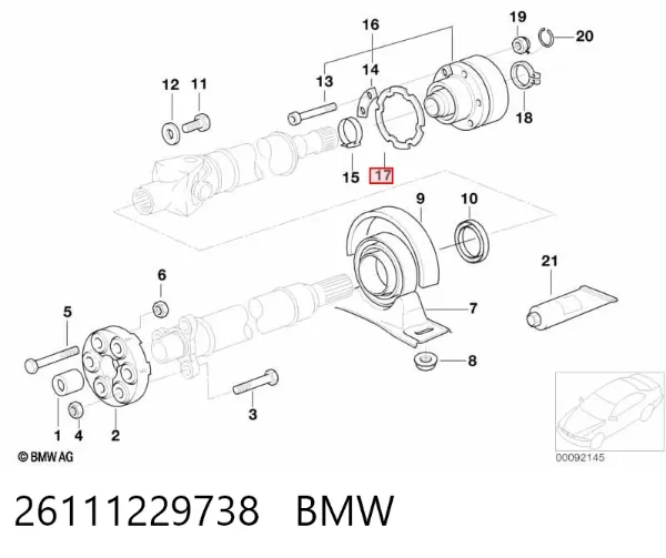  26111229738 BMW