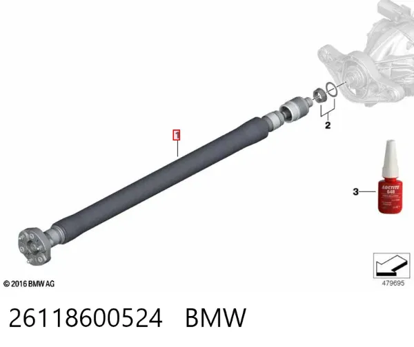  26118600524 BMW