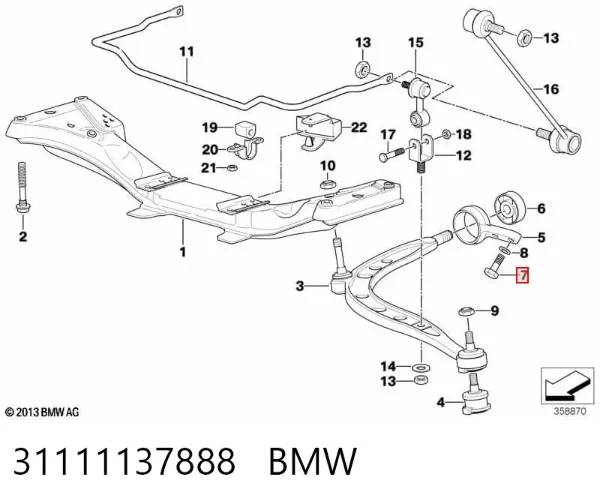  31111137888 BMW