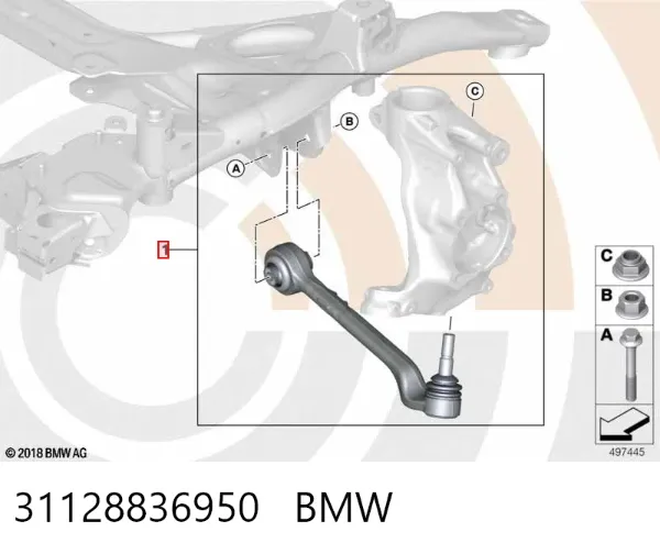  31128836950 BMW
