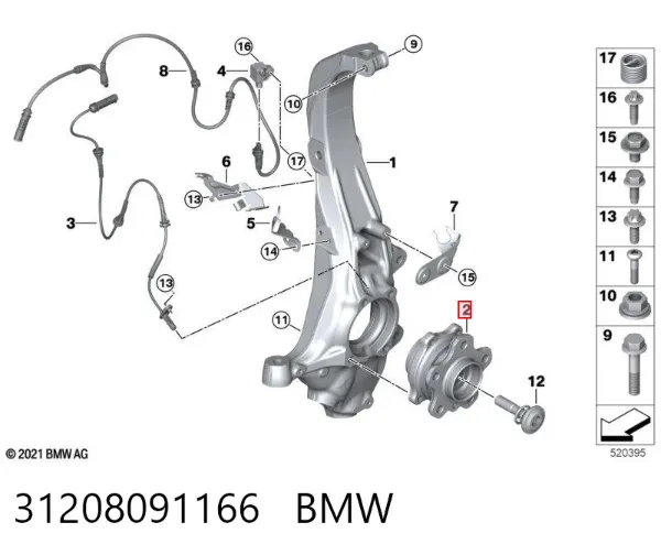  31208091166 BMW