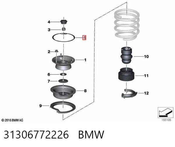  31306772226 BMW