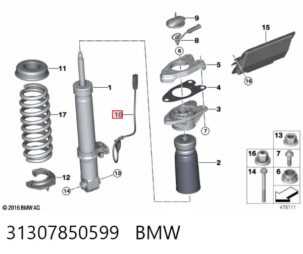  31307850599 BMW