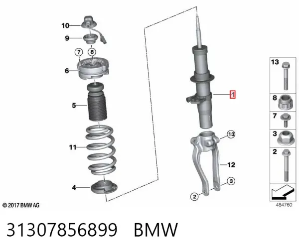  31307856899 BMW
