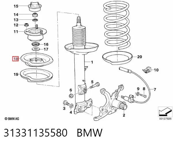  31331135580 BMW