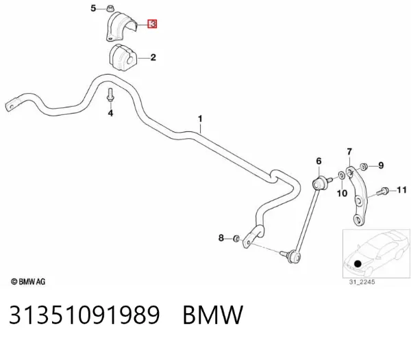  31351091989 BMW