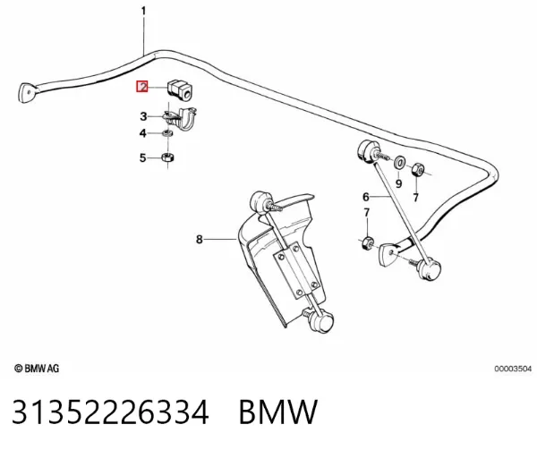  31352226334 BMW