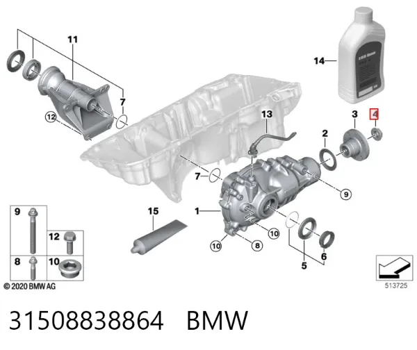  31508838864 BMW