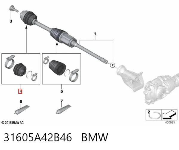  31605A42B46 BMW