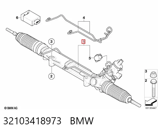 Рульова рейка 32103418973 BMW