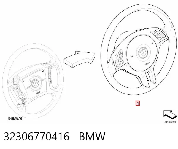 Кермо 32306770416 BMW