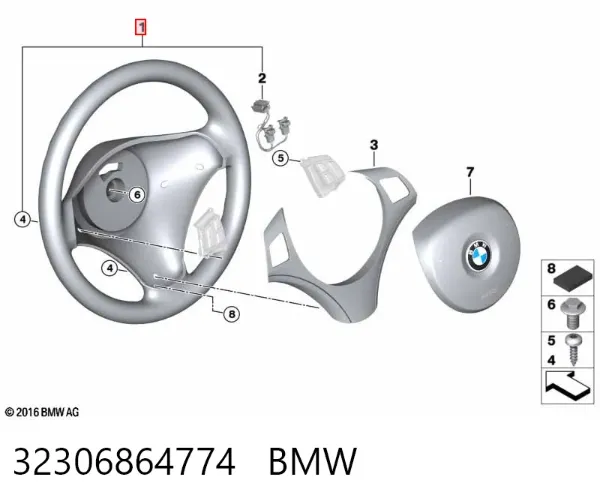Кермо 32306864774 BMW