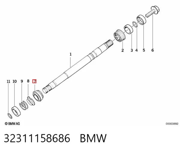  32311158686 BMW