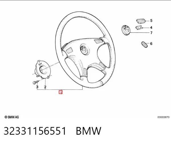 Кермо 32331156551 BMW