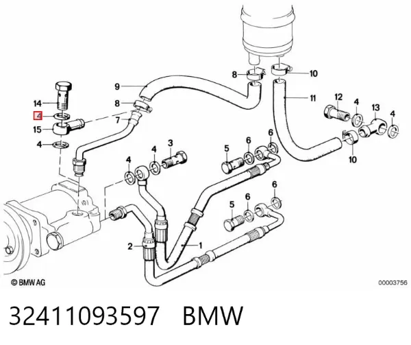 Прокладка пробки піддону двигуна 32411093597 BMW