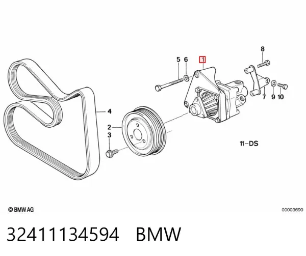 Насос ГУР 32411134594 BMW