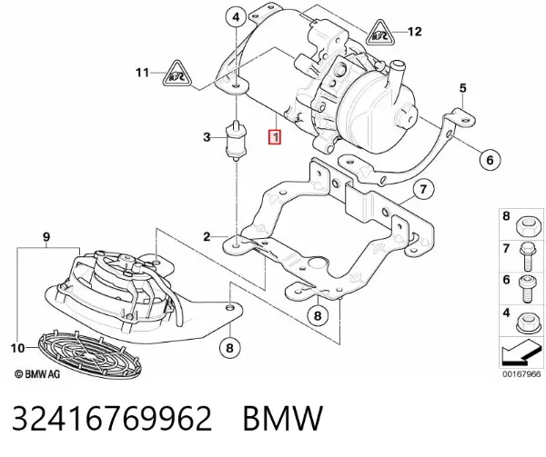 Насос ГУР 32416769962 BMW