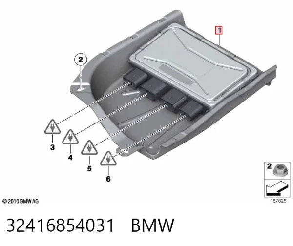 Модуль керування (ЕБУ) кермового колеса 6793364 BMW