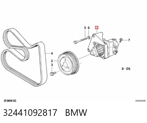 Насос ГУР 32441092817 BMW