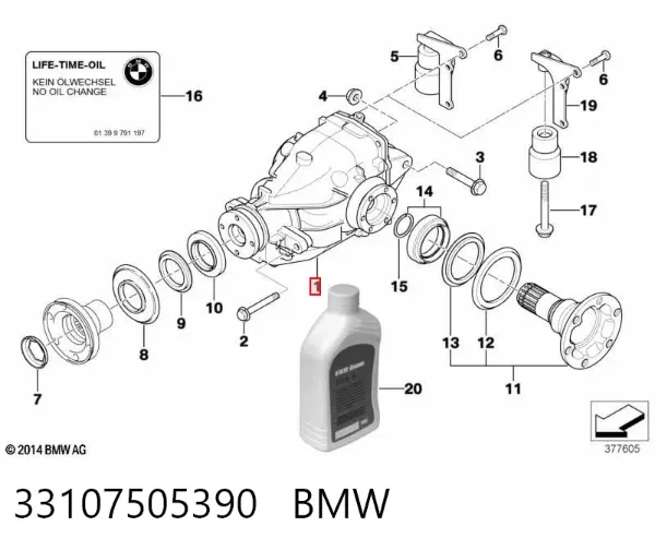 33107505390 BMW