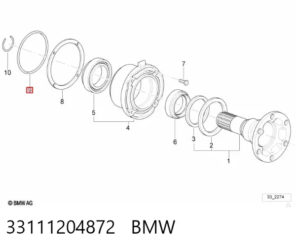  33111204872 BMW