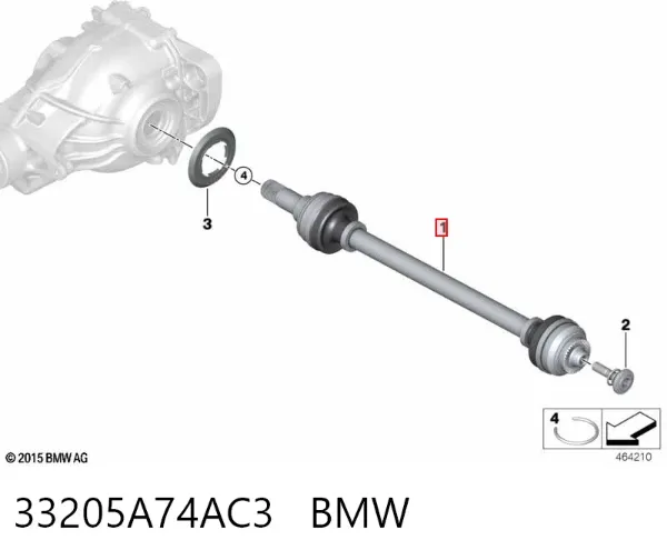  33205A74AC3 BMW