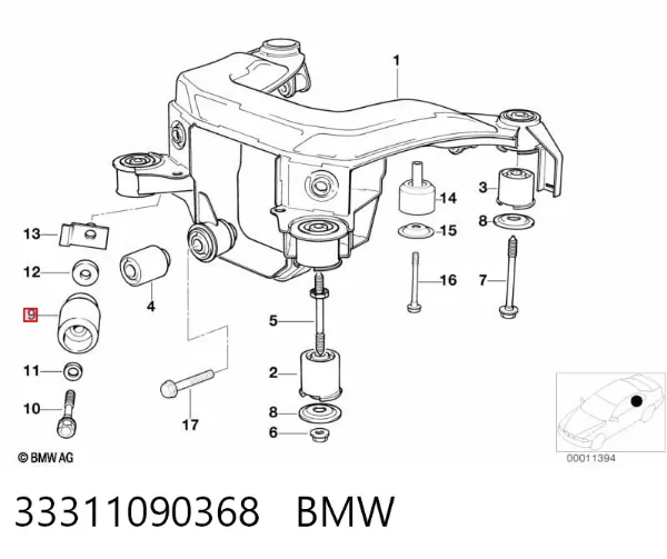  33311090368 BMW