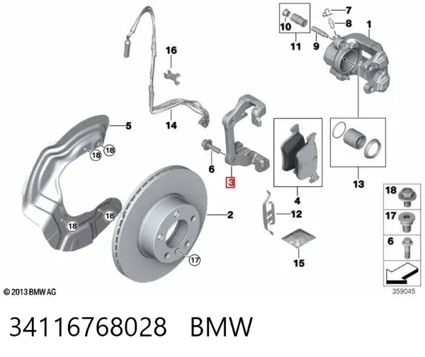  34116768028 BMW