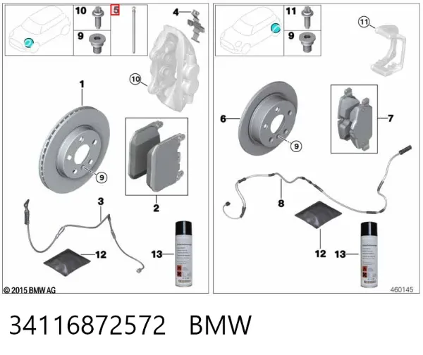  34116872572 BMW