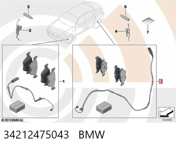  34212475043 BMW