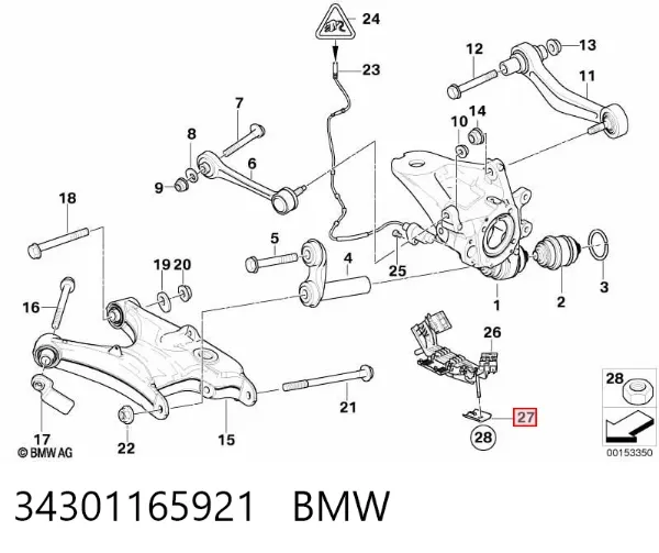  34301165921 BMW
