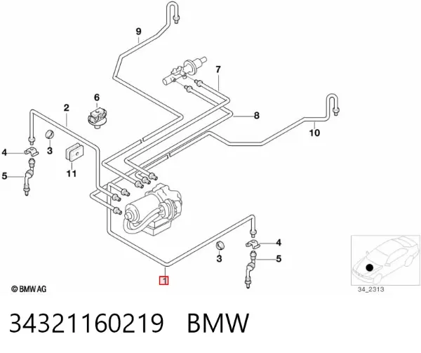  34321160219 BMW