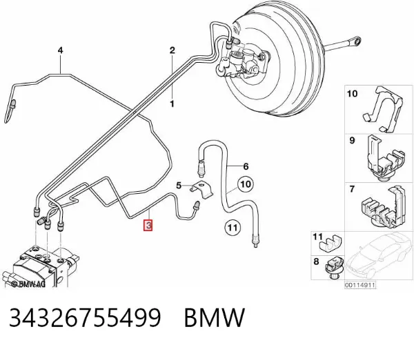  34326755499 BMW