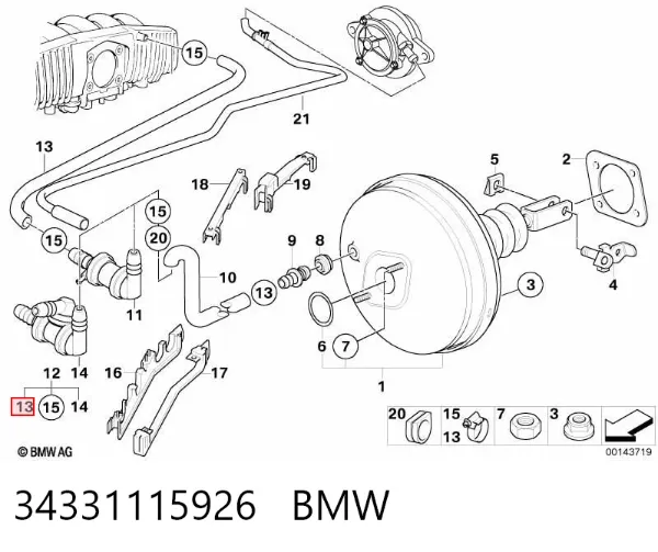  34331115926 BMW