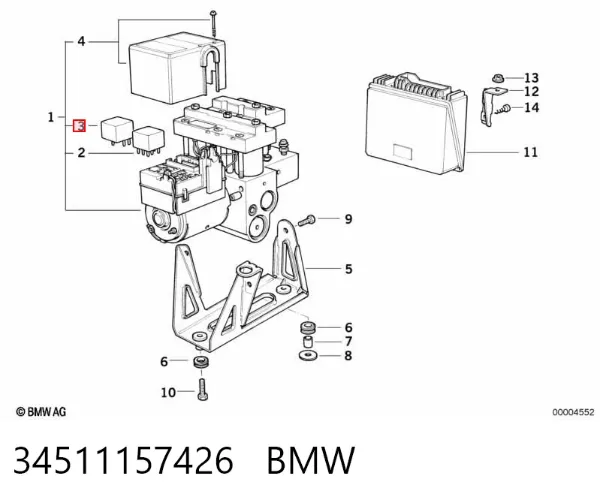  34511157426 BMW