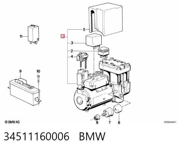 Блок АБС 34511160006 BMW