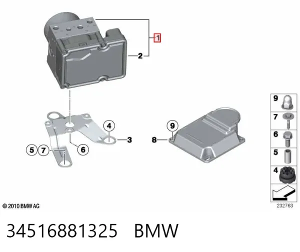 Блок АБС 34516881325 BMW
