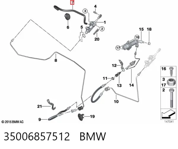 Помпа 35006857512 BMW