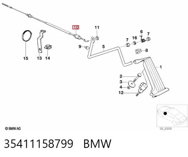  35411158799 BMW