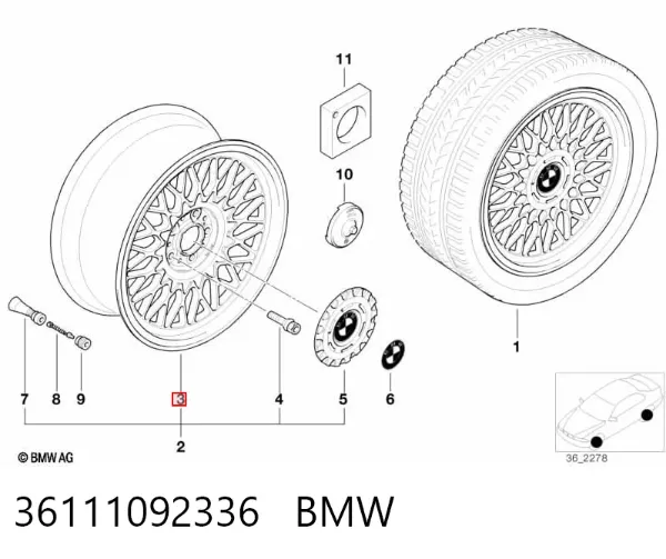  36111092336 BMW